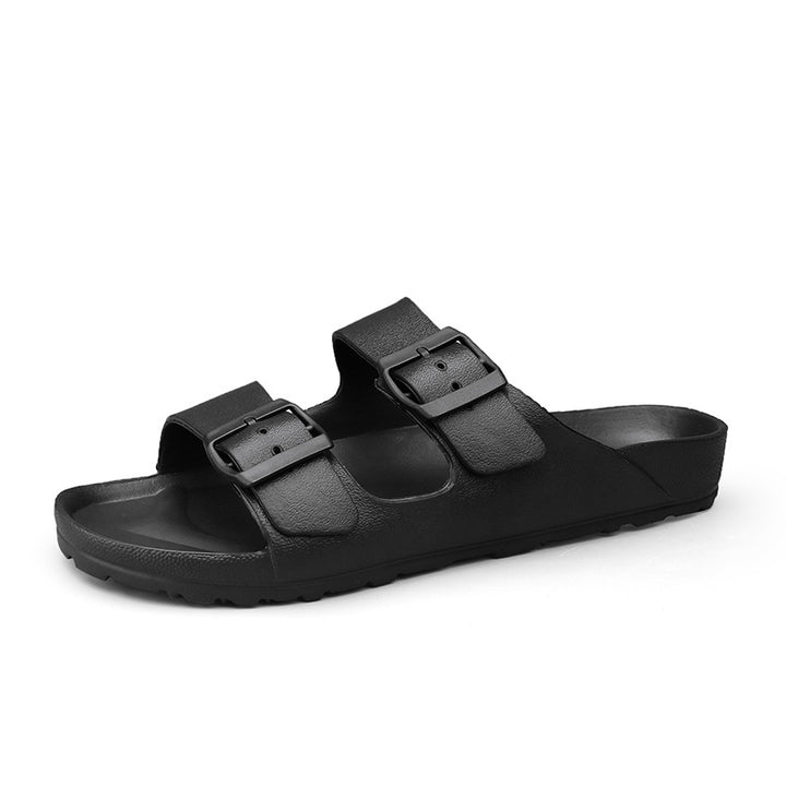 Men's EVA Comfort Slides – Double Adjustable Buckle & Arch Support