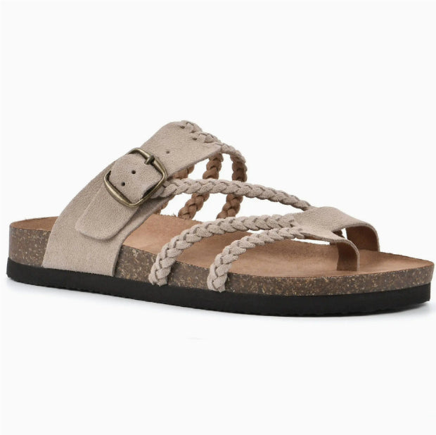 Women's Braided Toe-Post Sandals – Ergonomic Comfort Sole