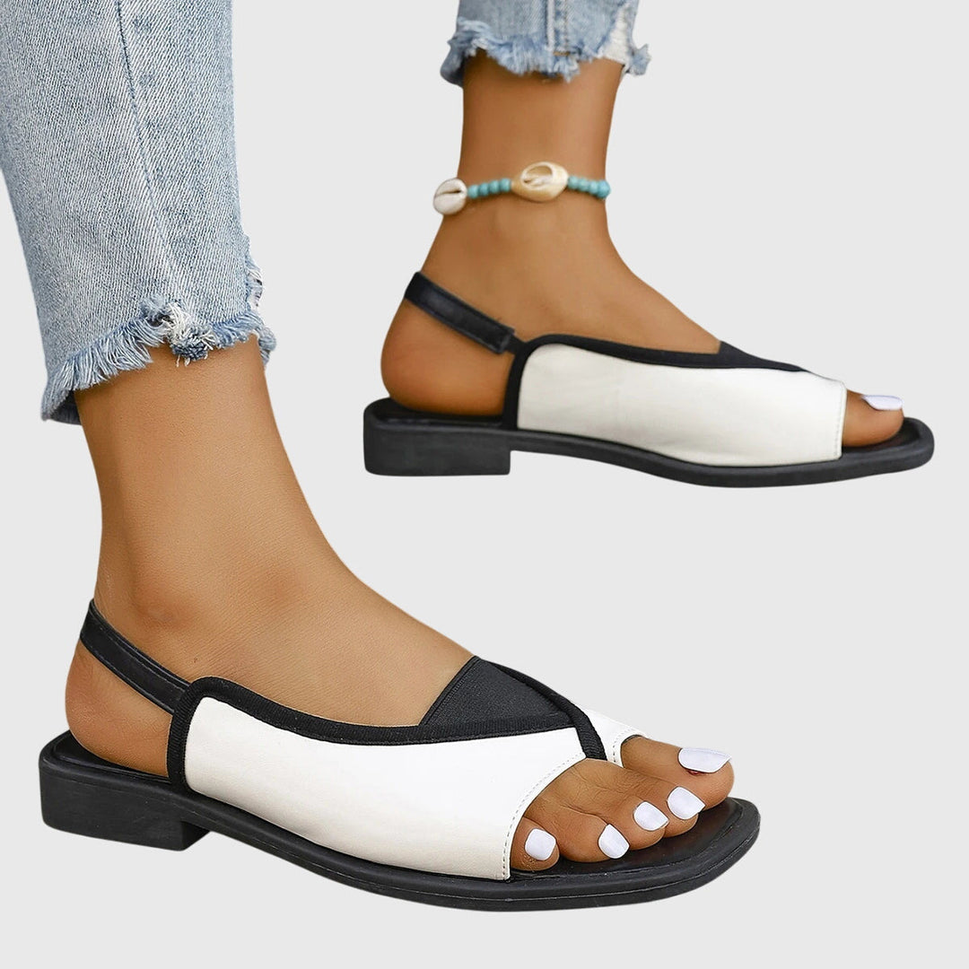 Square Toe Flat Sandals for Women – Slip-On Summer Style