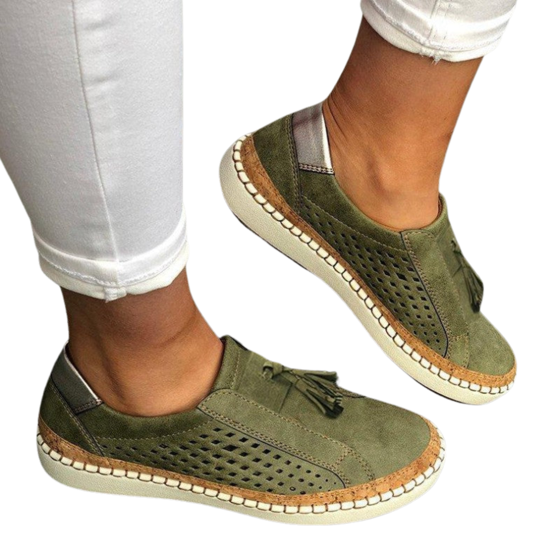 Women's Flat Mules – Minimalist Open-Toe Slip-On Design