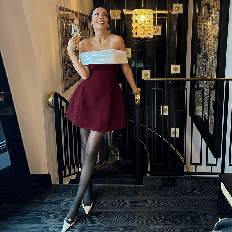 Off Shoulder Mini Dress – Fitted Bodycon | Women's Party Dress
