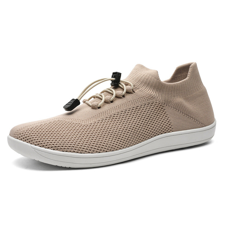 Barefoot Knit Sneakers Women – Toggle Lace Low Top Sock Fit