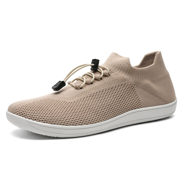 Barefoot Knit Sneakers Women – Toggle Lace Low Top Sock Fit