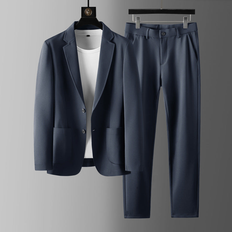 Men's Slim Fit Blazer & Trouser Set – Tailored Two-Piece Suit