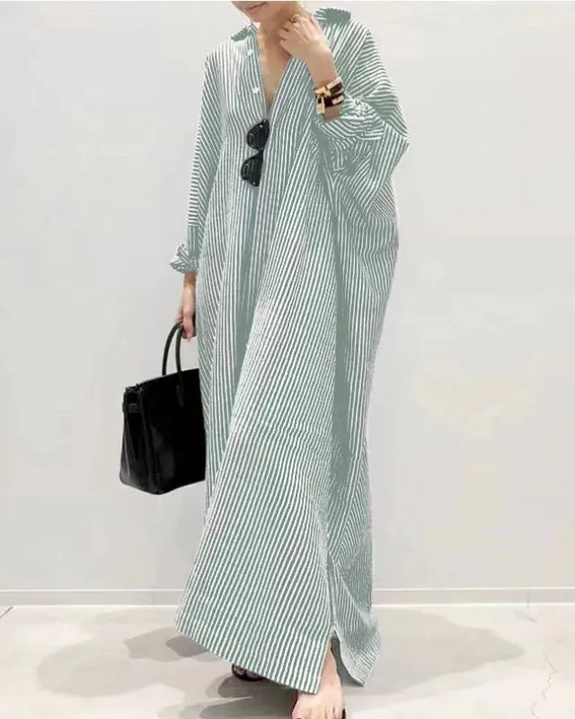 Striped Maxi Dress – Women&
