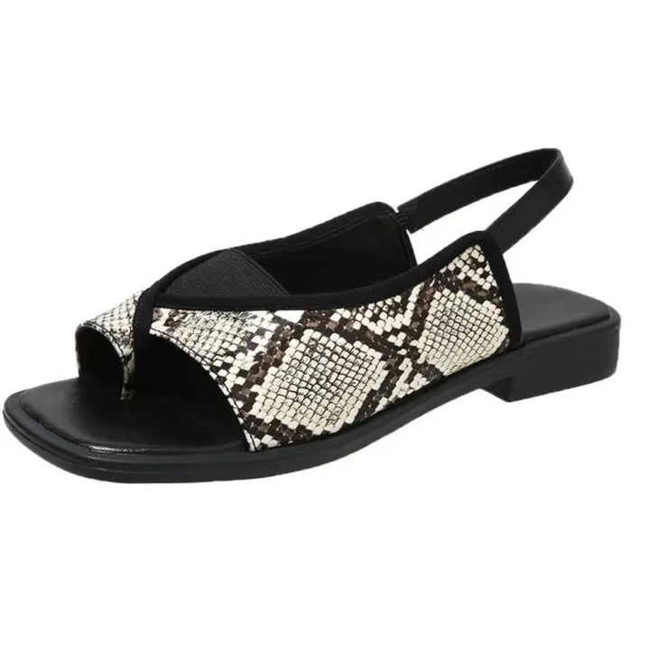 Square Toe Flat Sandals for Women – Slip-On Summer Style
