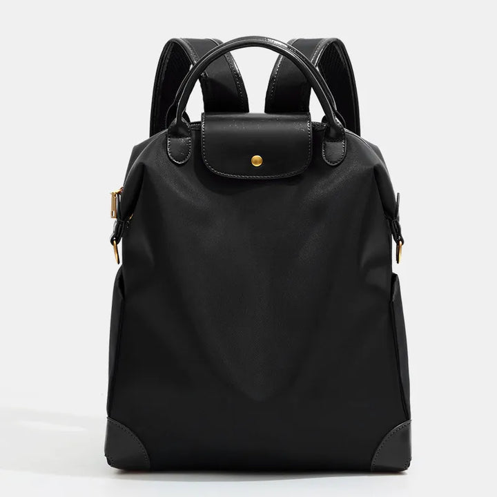Women's Backpack – Structured Contrast Trim & Top Handle
