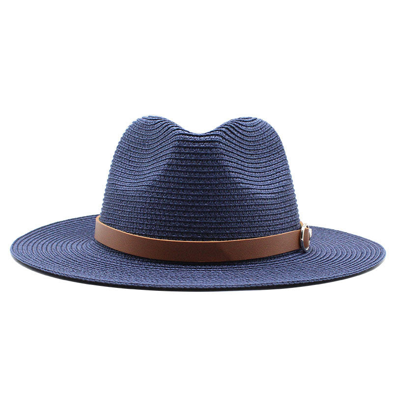 Wide Brim Sun Hat Women – Woven UV Protection Beach Style