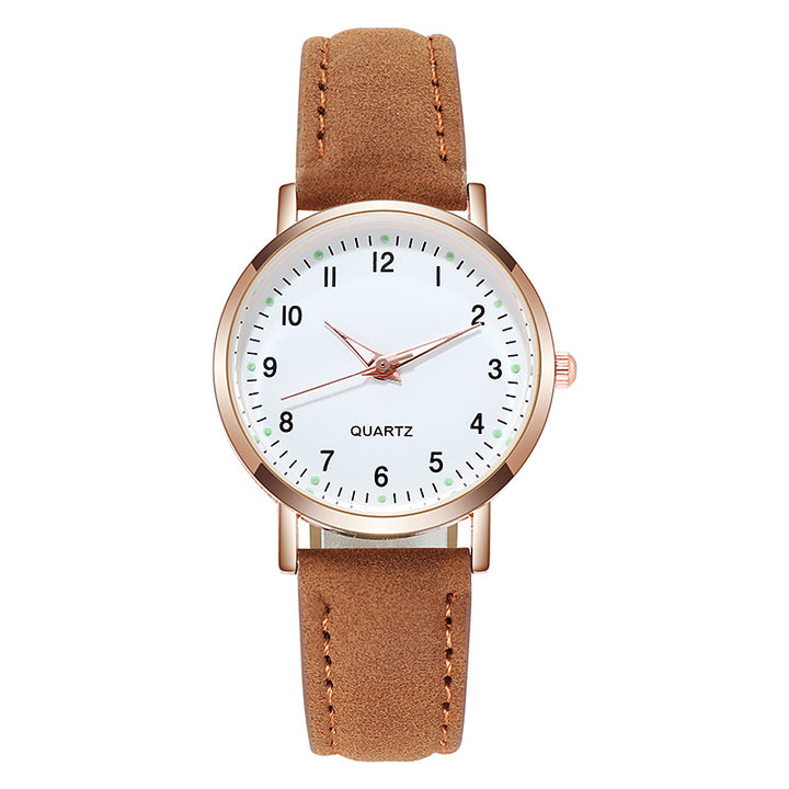 Women's Retro Quartz Watch – Vintage Lightweight Casual