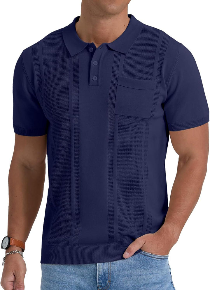 Men's Polo Shirt – Classic Short Sleeve Smart Casual Top