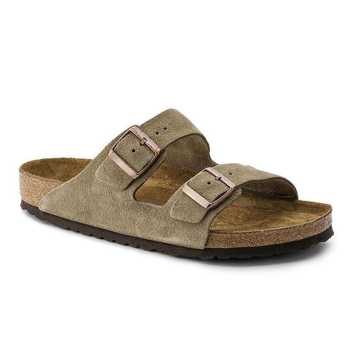 Cork Footbed Sandals for Men – Double Adjustable Buckle