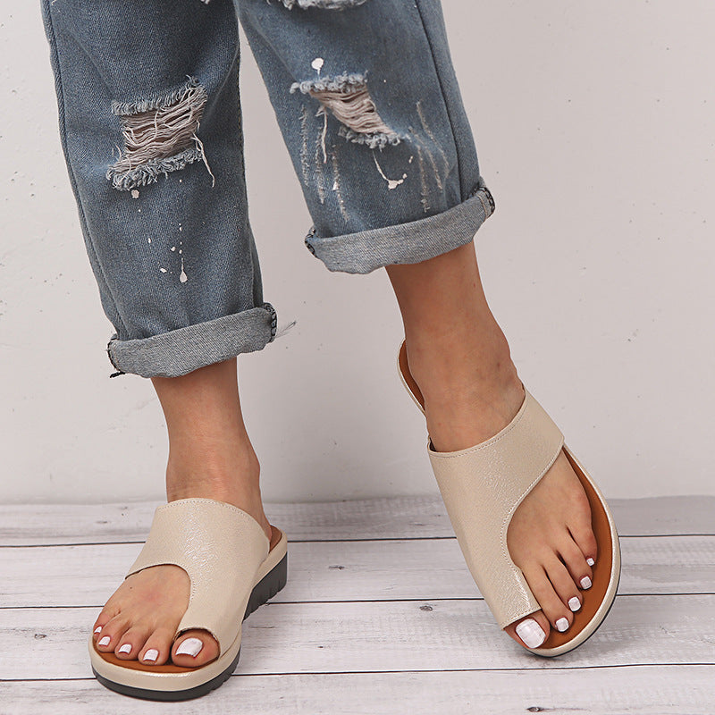 Women's Flat Sandals – Cushioned Sole & Non-Slip Comfort