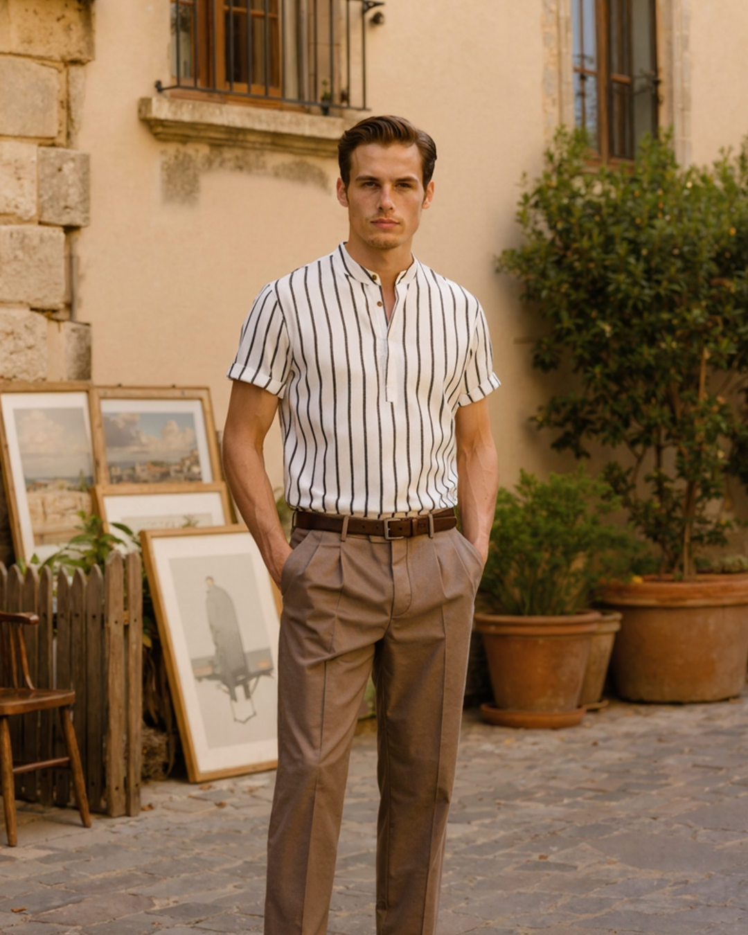 Men's Organic Cotton Short Sleeve Polo Shirt – Relaxed Fit