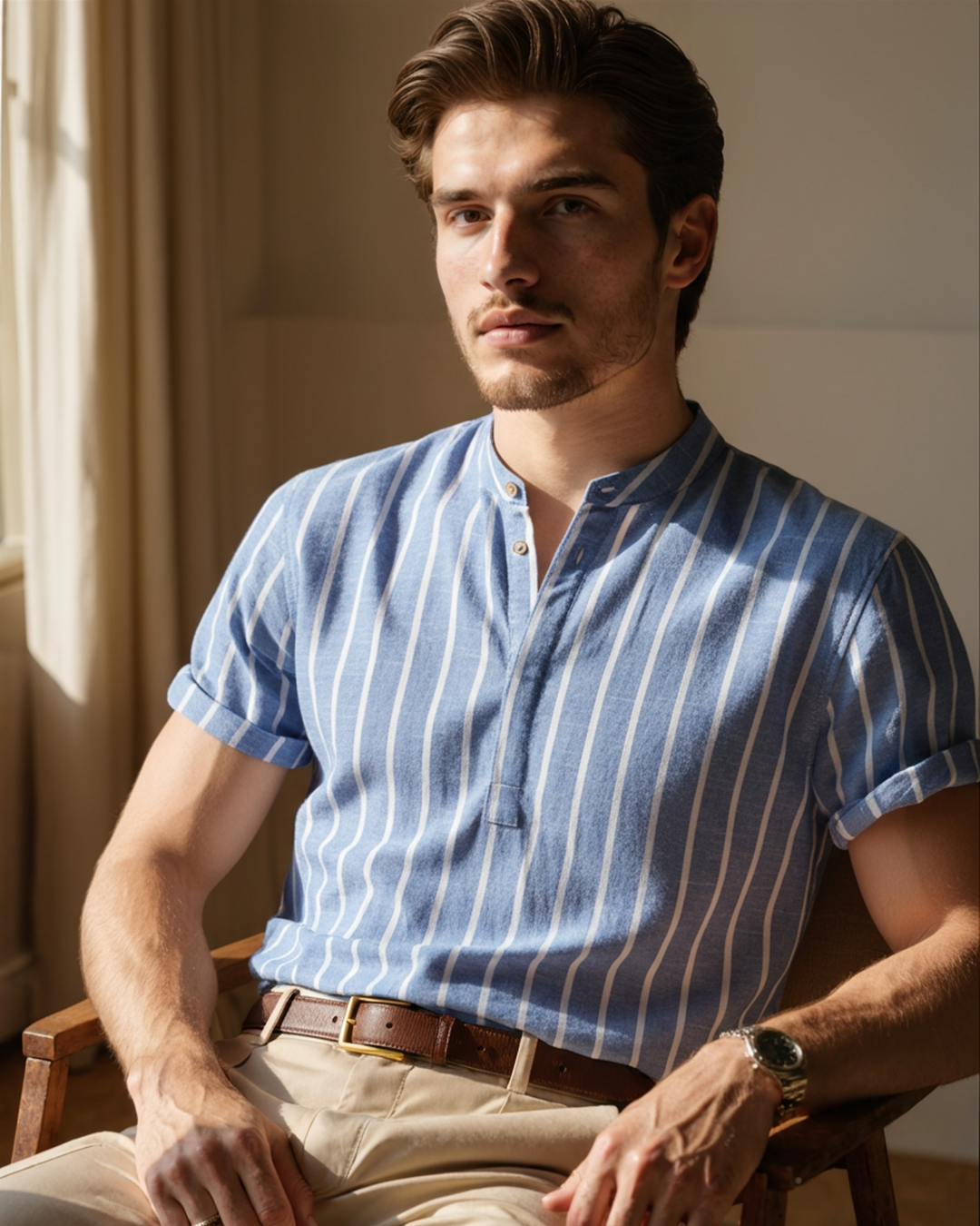 Men's Organic Cotton Short Sleeve Polo Shirt – Relaxed Fit