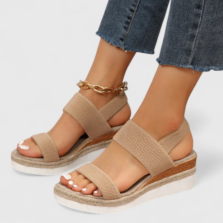 Women's Platform Espadrille Sandals, Arch Support & Cushioned Footbed