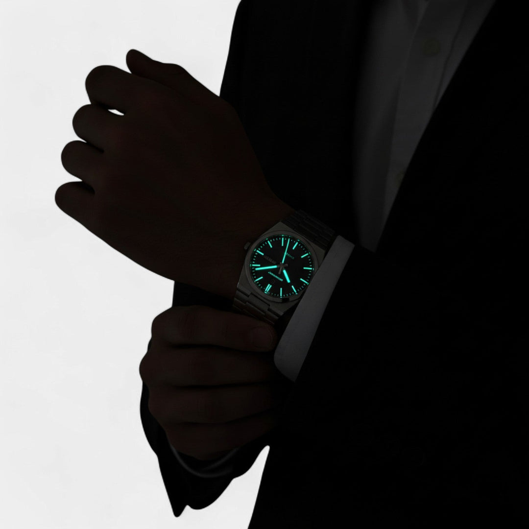 Men's Ultra-Thin Stainless Steel Quartz Watch – 41mm