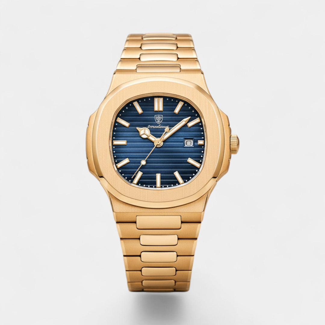 Men's Ultra-Thin Luxury Quartz Watch 42mm – Stainless Steel Dress