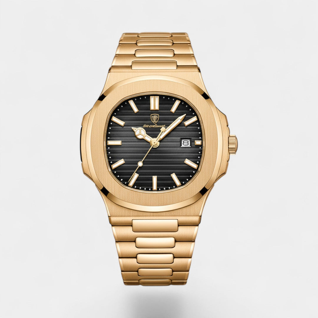 Men's Ultra-Thin Luxury Quartz Watch 42mm – Stainless Steel Dress