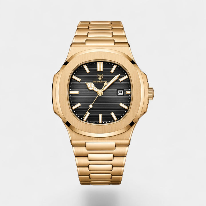 Men's Ultra-Thin Luxury Quartz Watch 42mm – Stainless Steel Dress