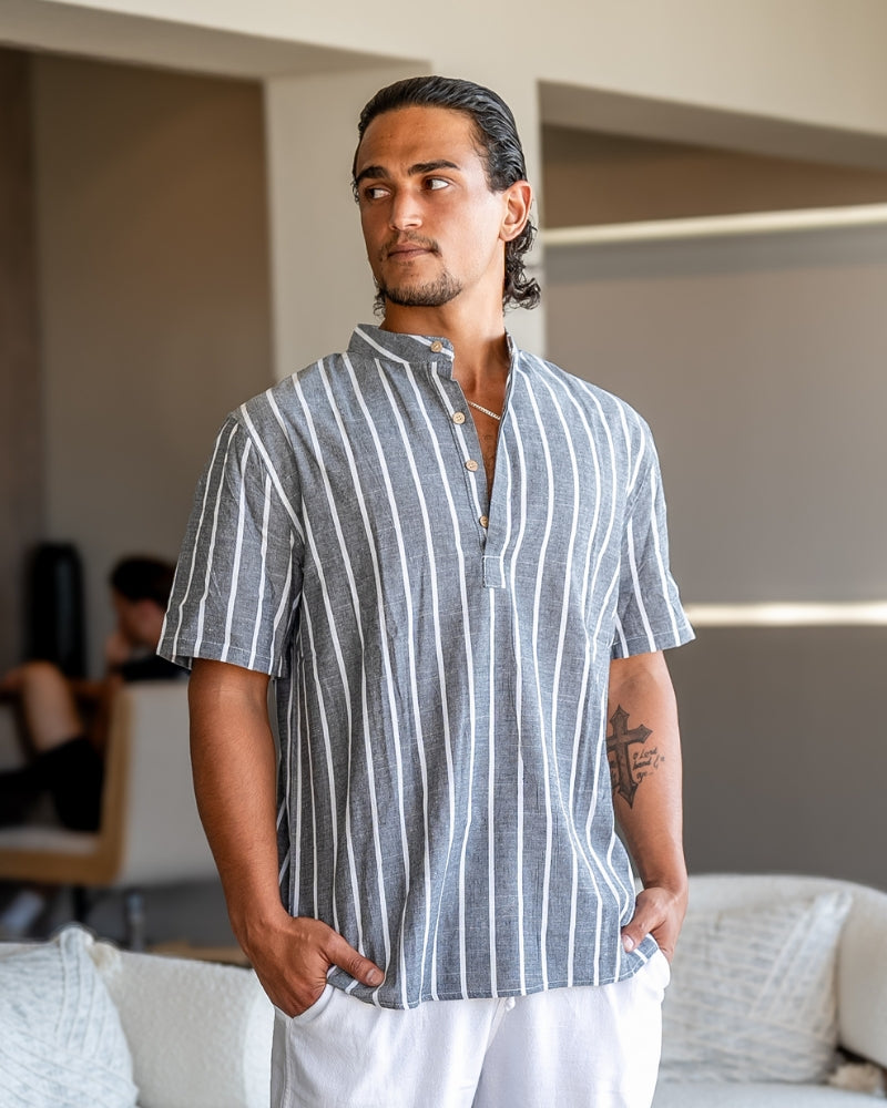 Men's Organic Cotton Short Sleeve Polo Shirt – Relaxed Fit