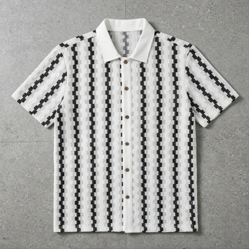 Men's Button-Down Casual Shirt – Relaxed Fit & Classic Style
