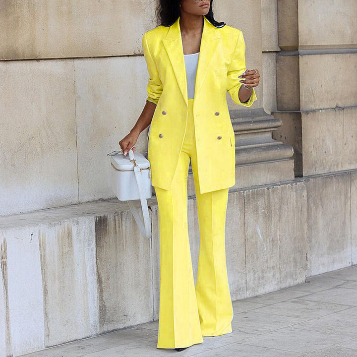 Women's Blazer & Trouser Two Piece Set – Tailored Elegant Fit