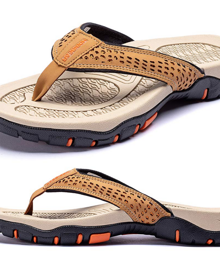 Men's Flip Flops – Arch Support & Anti-Slip Cushioned EVA Sole