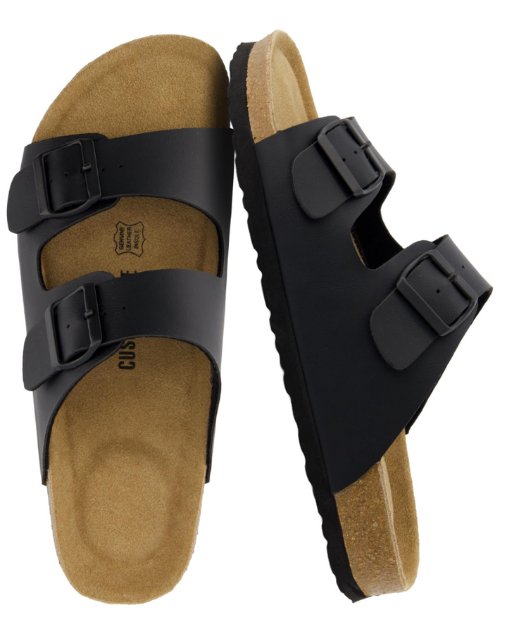 Men's Cork Footbed Arch Support Sandals – Adjustable Buckle