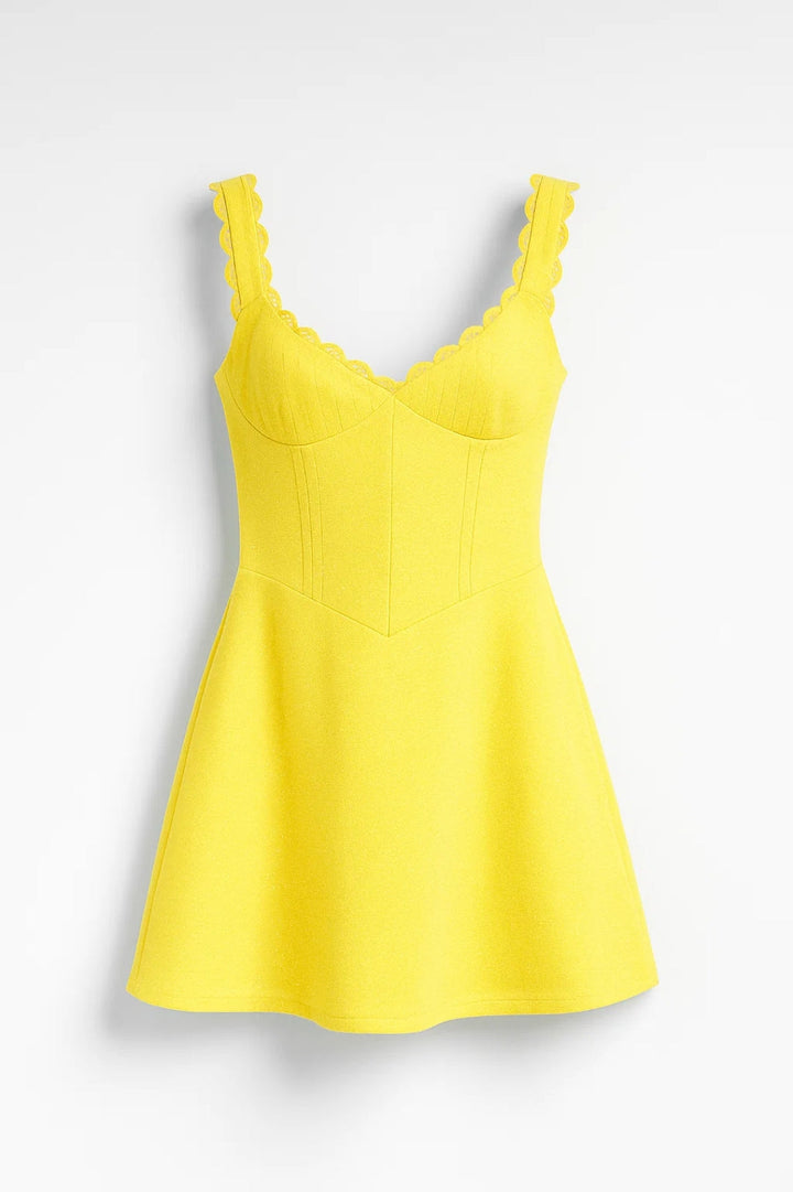 Mini Dress – V-Neck Flared Skirt & Flattering Silhouette