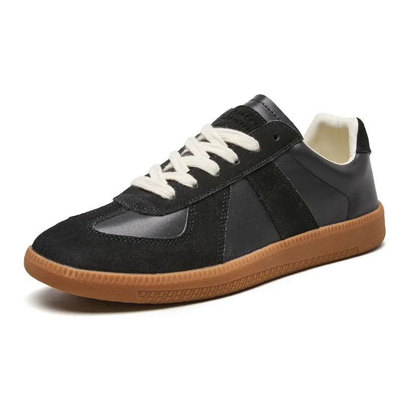 Men's Lace-Up Sneakers – Non-Slip Grip & Cushioned Insole