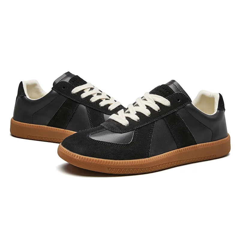 Men's Lace-Up Sneakers – Non-Slip Grip & Cushioned Insole