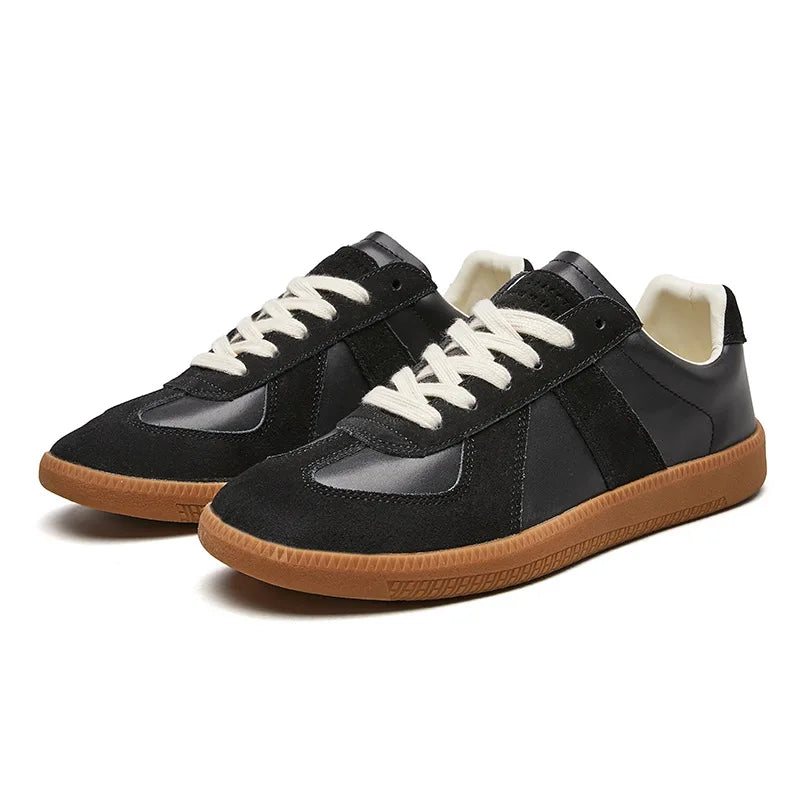 Men's Lace-Up Sneakers – Non-Slip Grip & Cushioned Insole