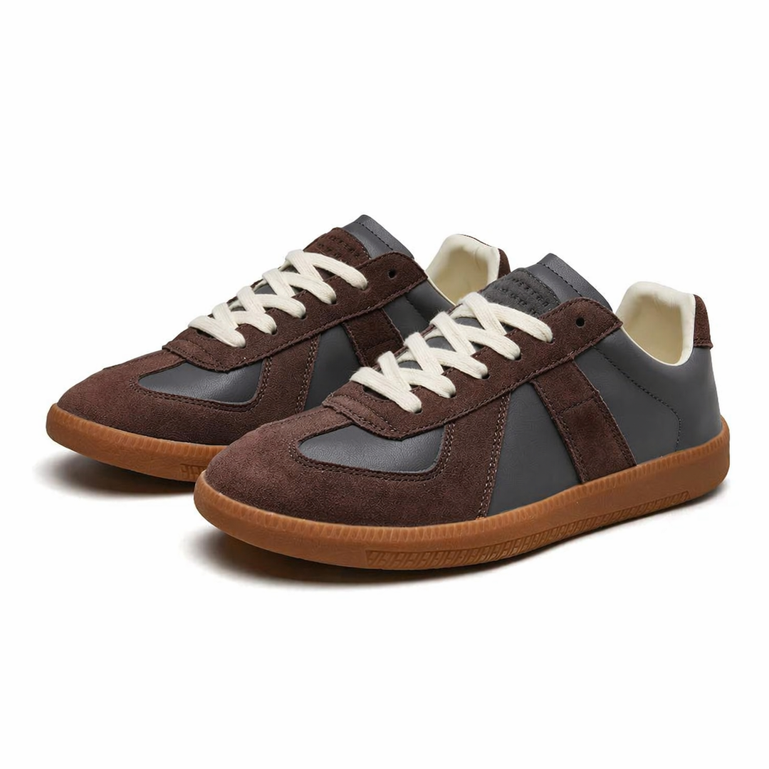 Men's Lace-Up Sneakers – Non-Slip Grip & Cushioned Insole