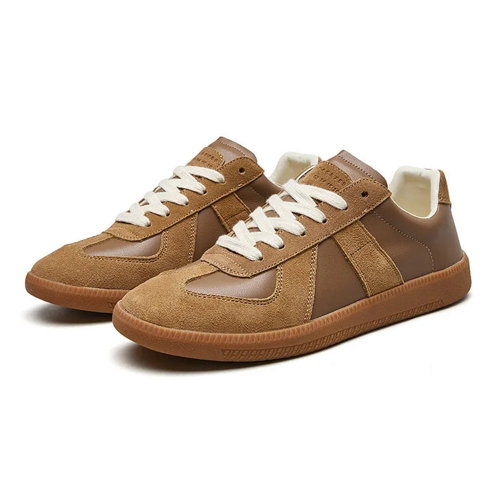 Men's Lace-Up Sneakers – Non-Slip Grip & Cushioned Insole