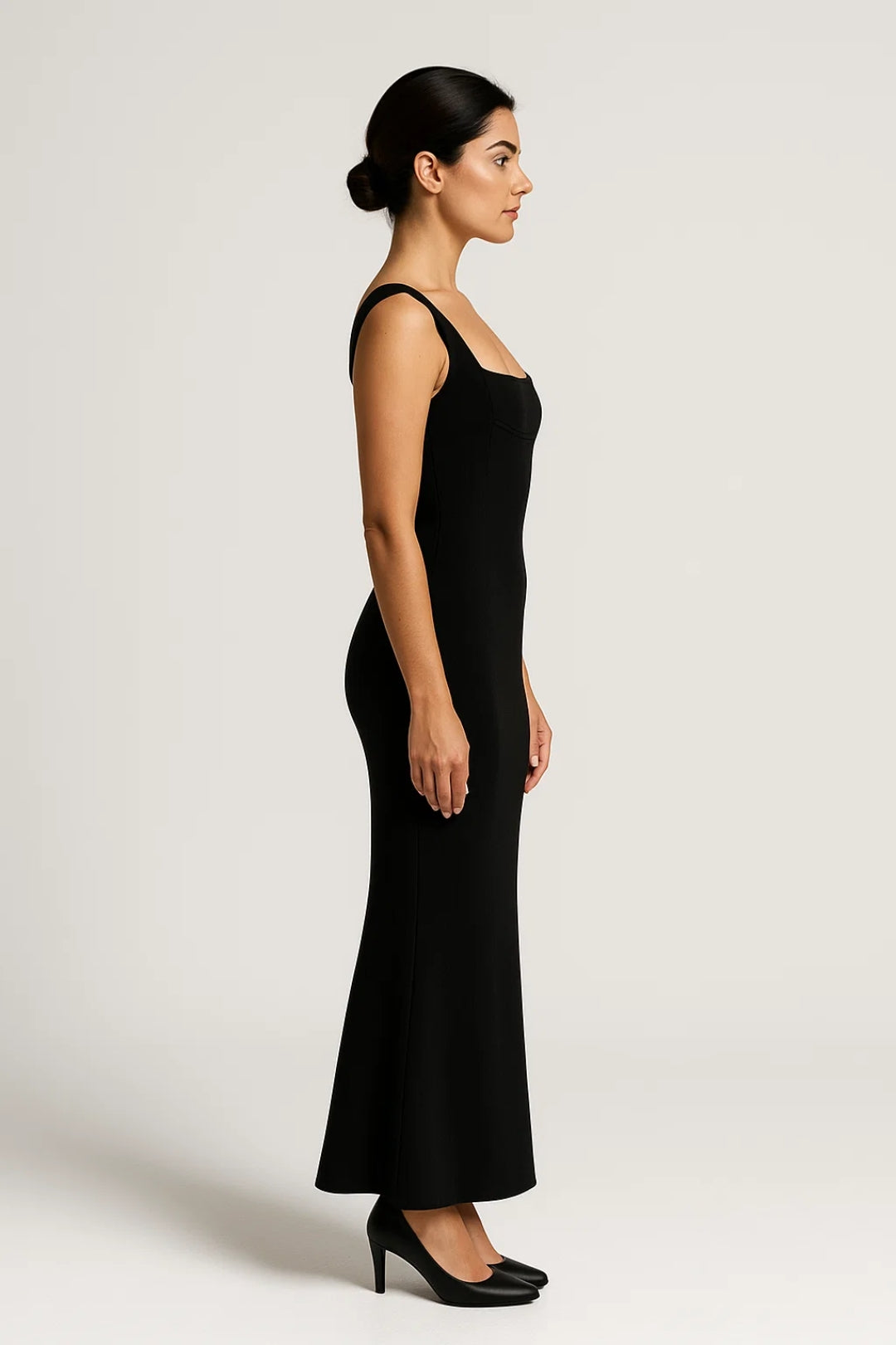 Bodycon Maxi Dress – Figure-Hugging Stretch Fit & Elegant Silhouette