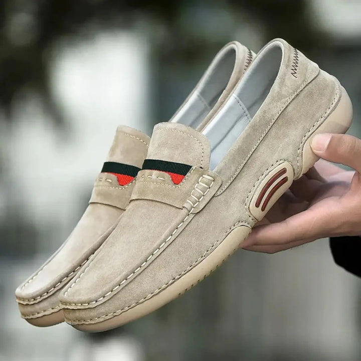 Men's Penny Loafers – Suede Moccasin Driving Slip-On