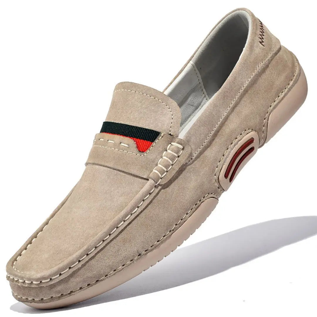 Men's Penny Loafers – Suede Moccasin Driving Slip-On