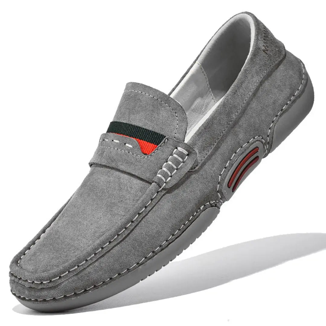 Men's Penny Loafers – Suede Moccasin Driving Slip-On