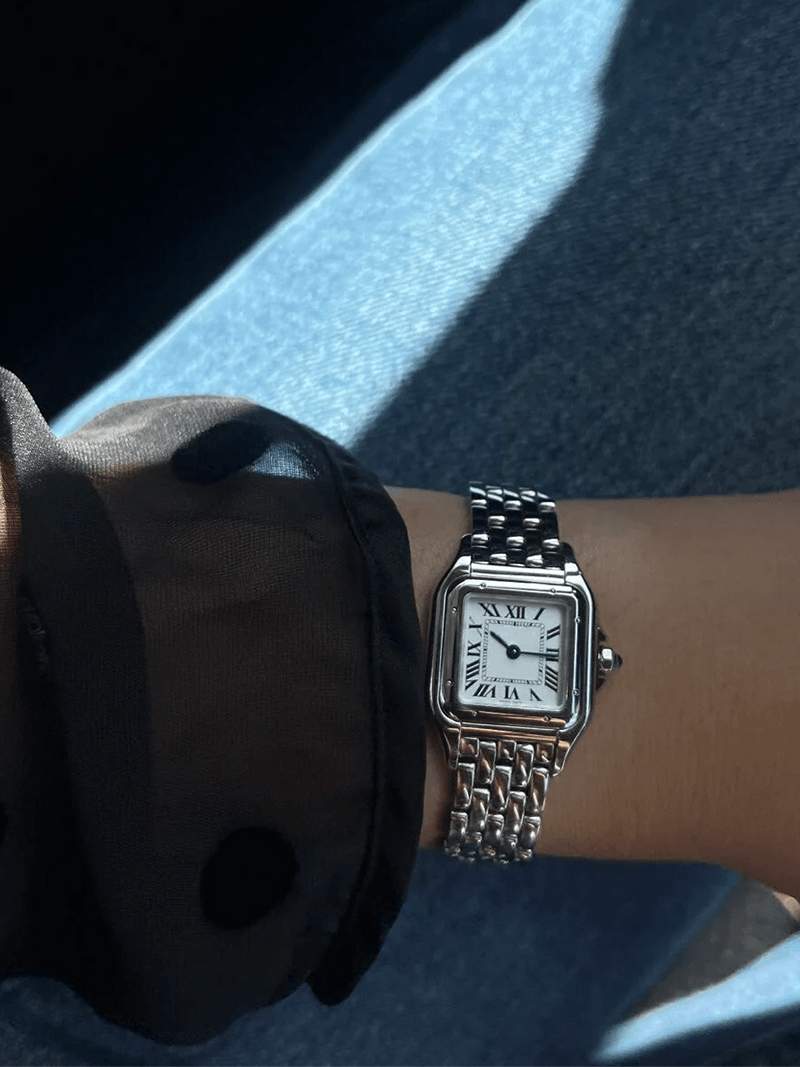 Women's Square Watch Waterproof Quartz – Sleek Dial Multi-Finish