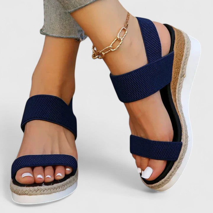 Women's Platform Espadrille Sandals, Arch Support & Cushioned Footbed
