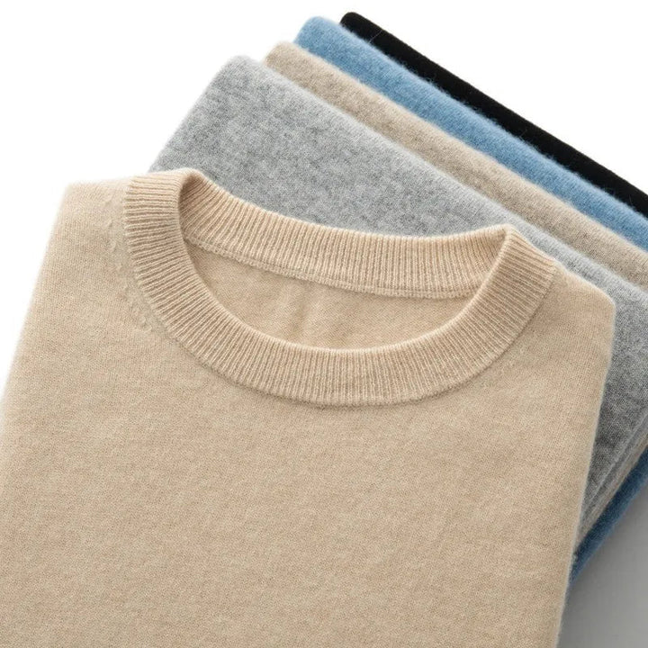 Men's Crew Neck T-Shirt – Smooth Knit Minimalist Fit