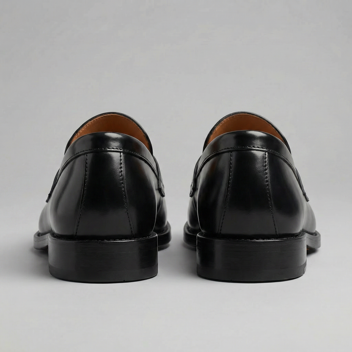 Penny Loafers Men – Slip-On Leather-Look Dress Shoe