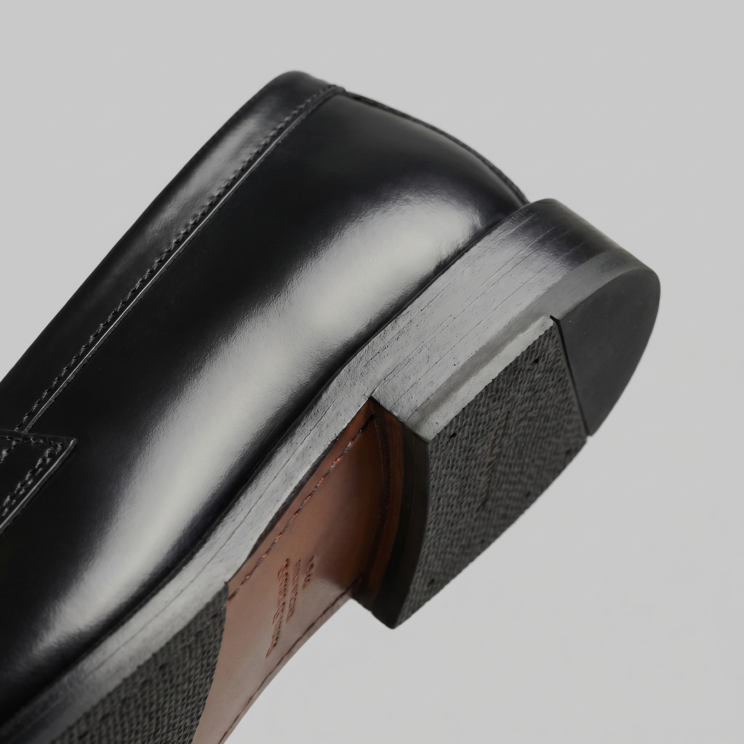 Penny Loafers Men – Slip-On Leather-Look Dress Shoe