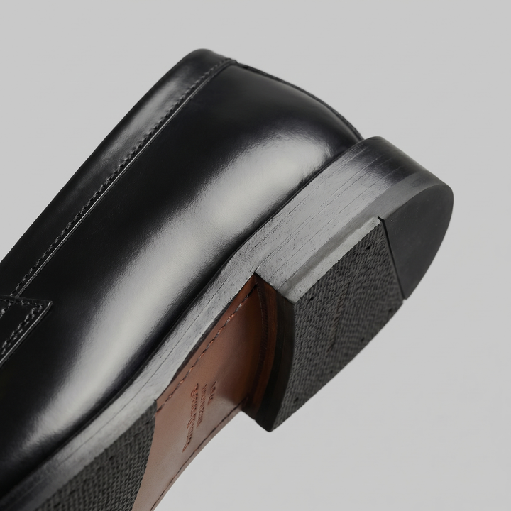 Penny Loafers Men – Slip-On Leather-Look Dress Shoe