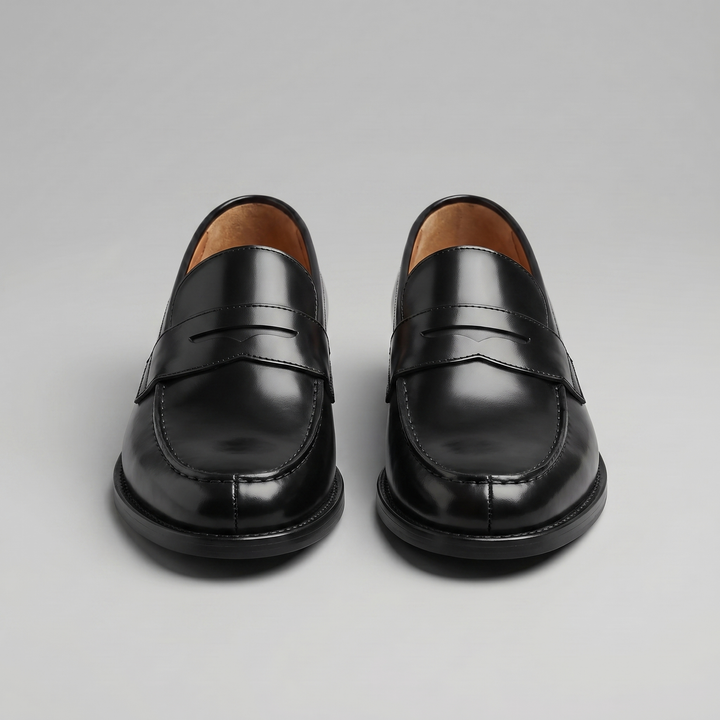 Penny Loafers Men – Slip-On Leather-Look Dress Shoe