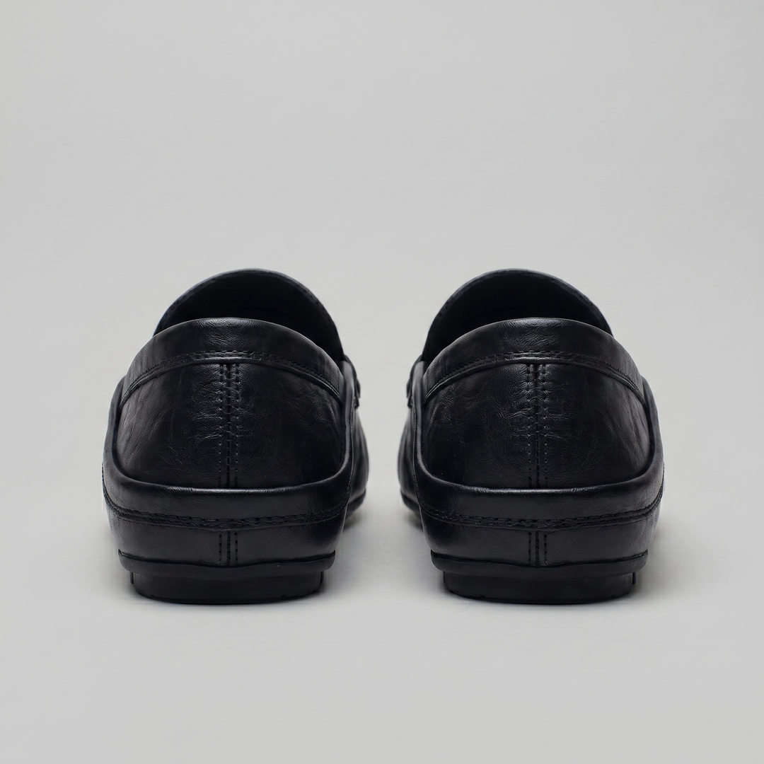 Men's Loafer – Leather Travel Shoe with Fold-Down Heel