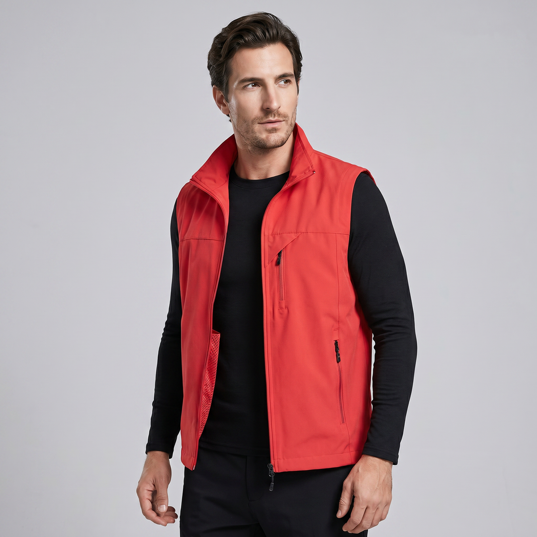 Men's Utility Vest – Lightweight Multi-Pocket Layering Gilet