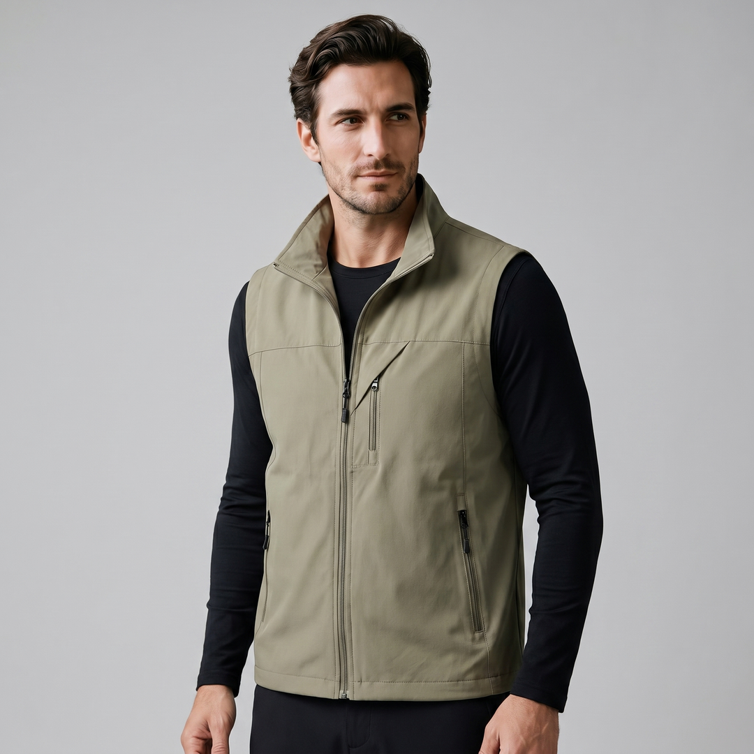 Men's Utility Vest – Lightweight Multi-Pocket Layering Gilet