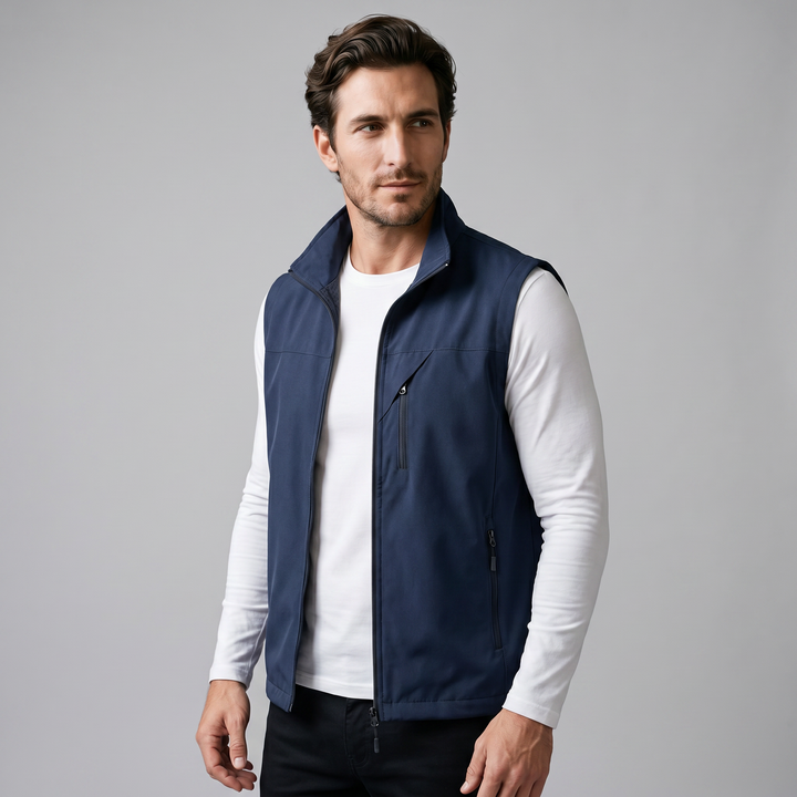 Men's Utility Vest – Lightweight Multi-Pocket Layering Gilet