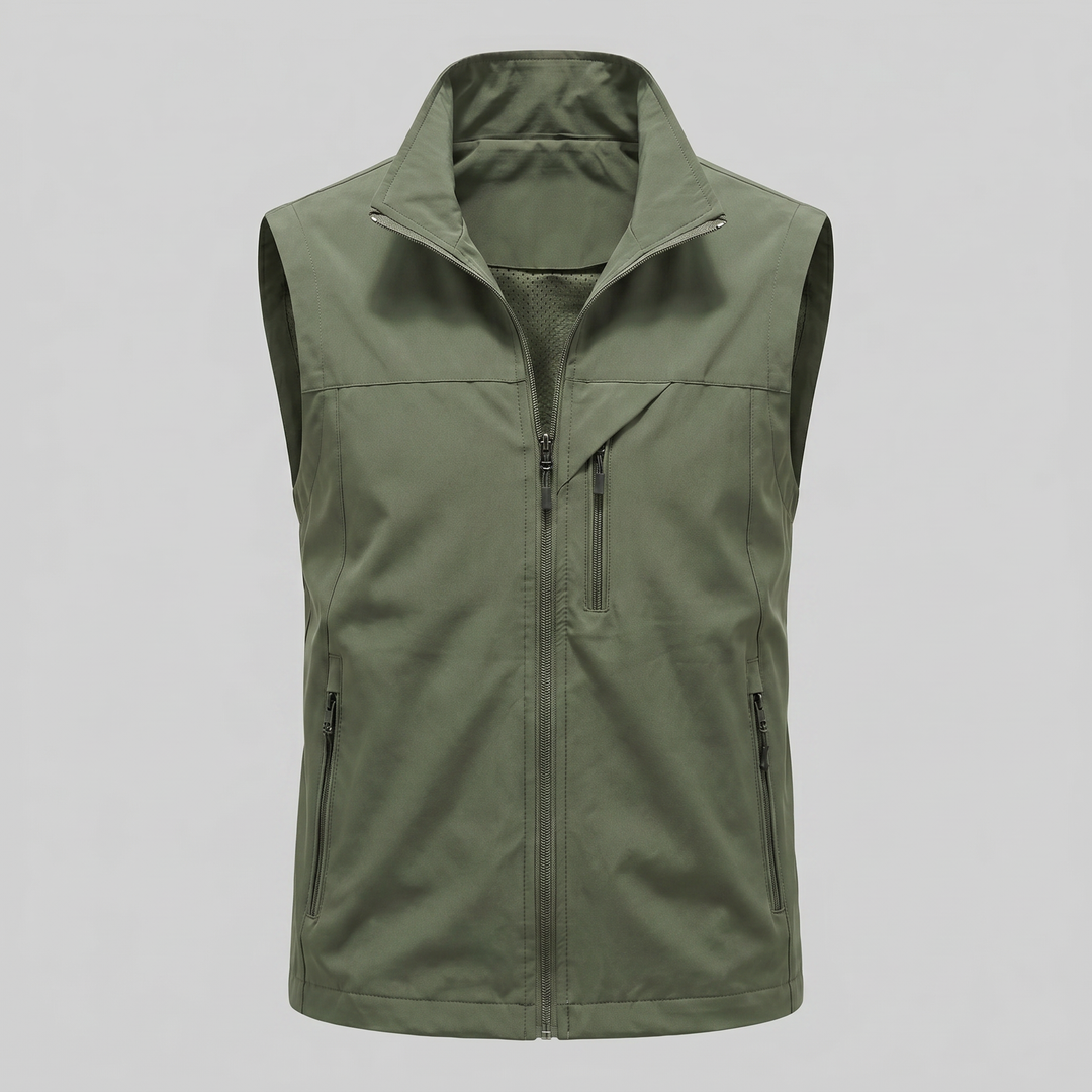 Men's Utility Vest – Lightweight Multi-Pocket Layering Gilet